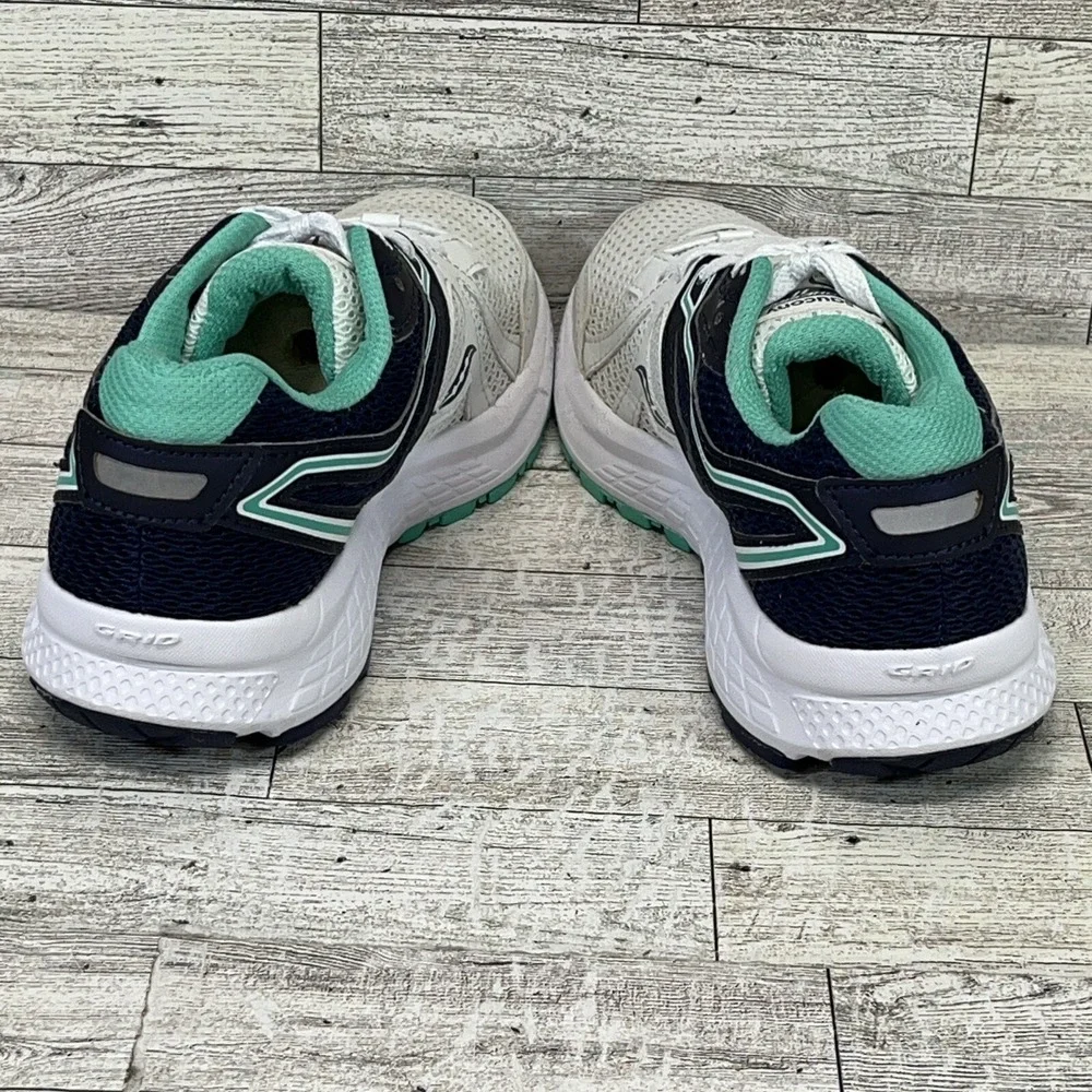 Saucony Cohesion 11 White Blue Green‎ Running Shoes S10420-1 Women Size 7.5
